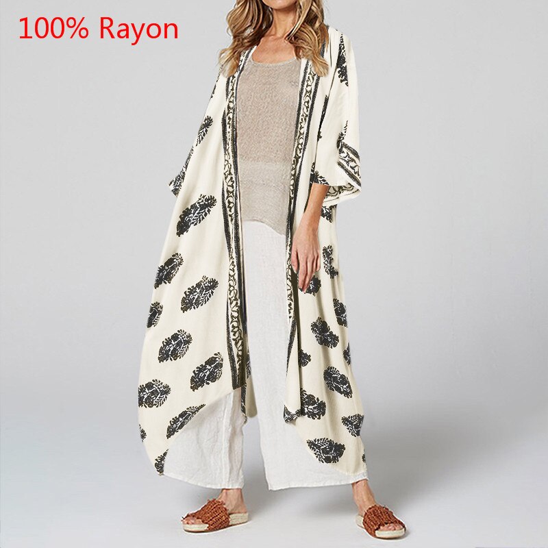 Stylish Vintage Kimono Beach Cover Up