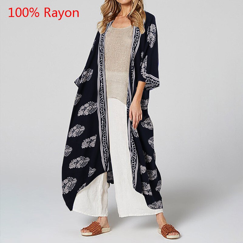 Stylish Vintage Kimono Beach Cover Up