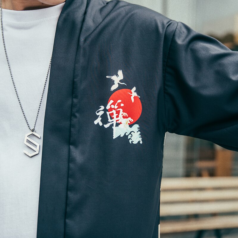 Casual Kimono Jacket Japanese Streetwear