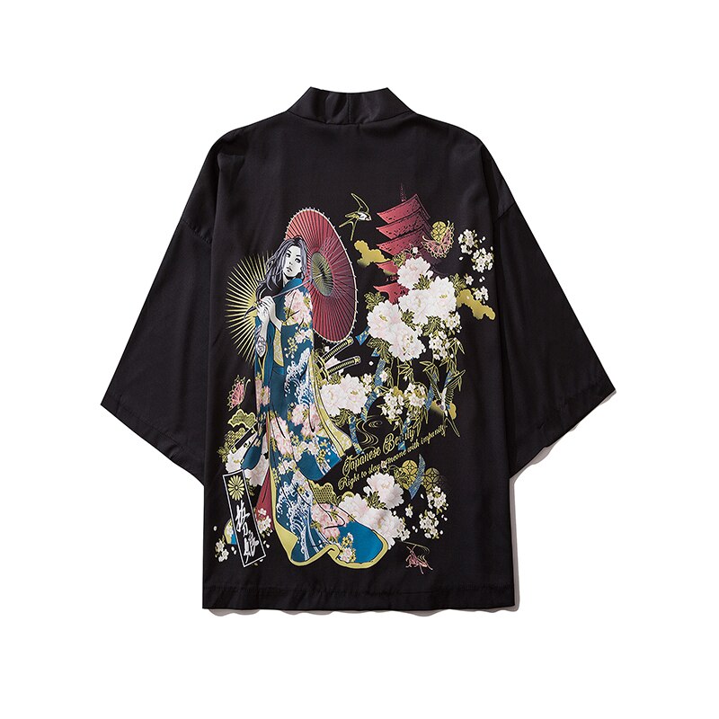 Japanese Anime Style Kimono Cardigan Streetwear