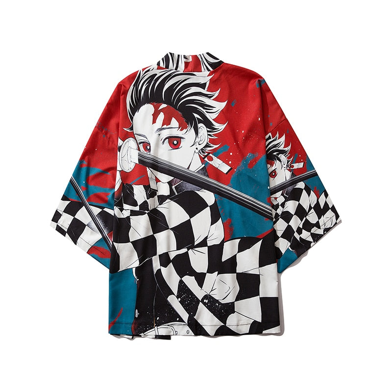 Japanese Anime Style Kimono Cardigan Streetwear