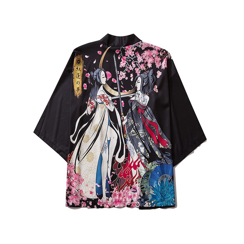 Japanese Anime Style Kimono Cardigan Streetwear