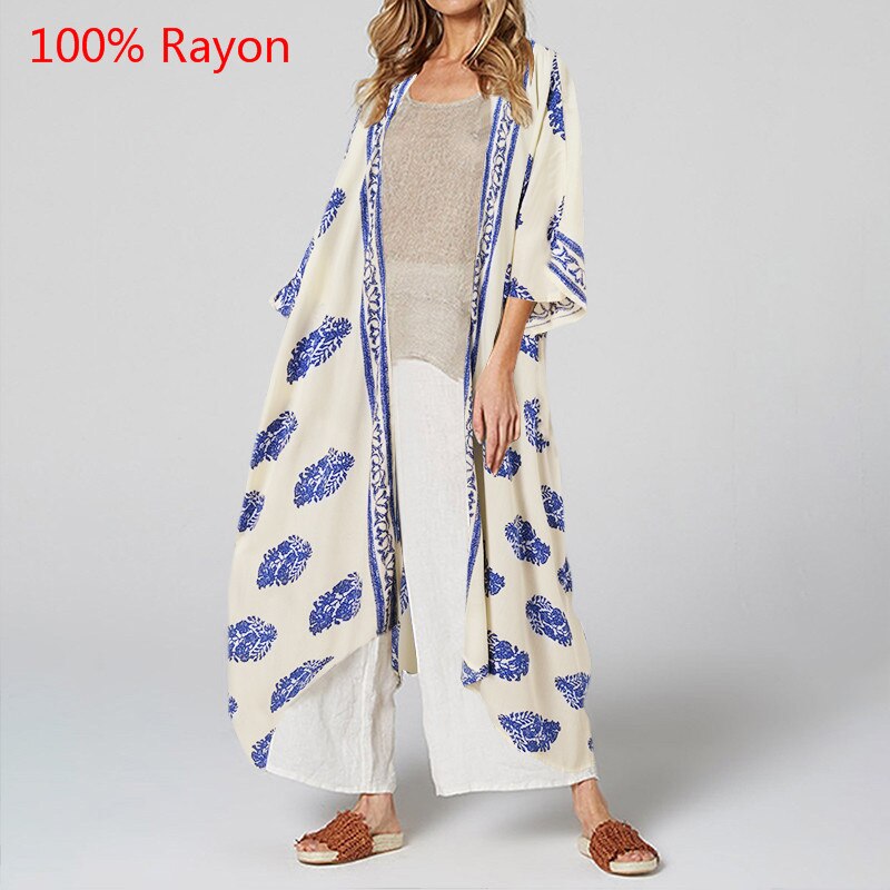 Stylish Vintage Kimono Beach Cover Up