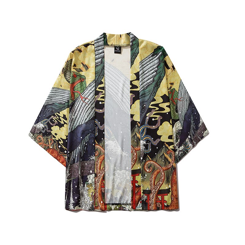 Japanese Anime Style Kimono Cardigan Streetwear