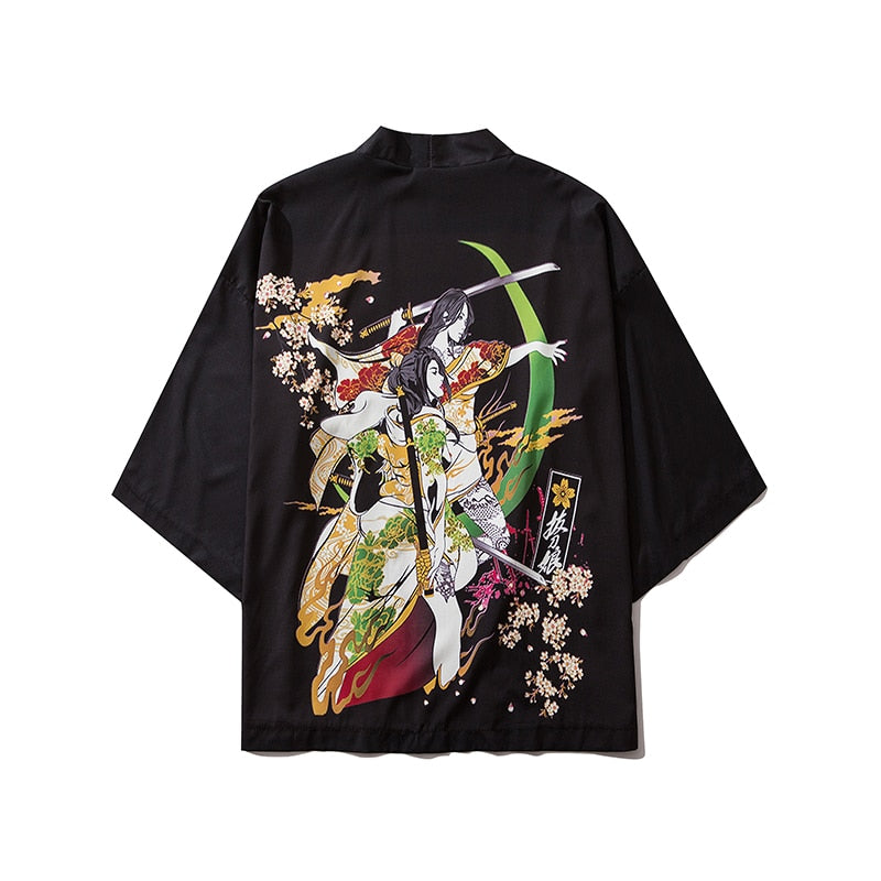 Japanese Anime Style Kimono Cardigan Streetwear