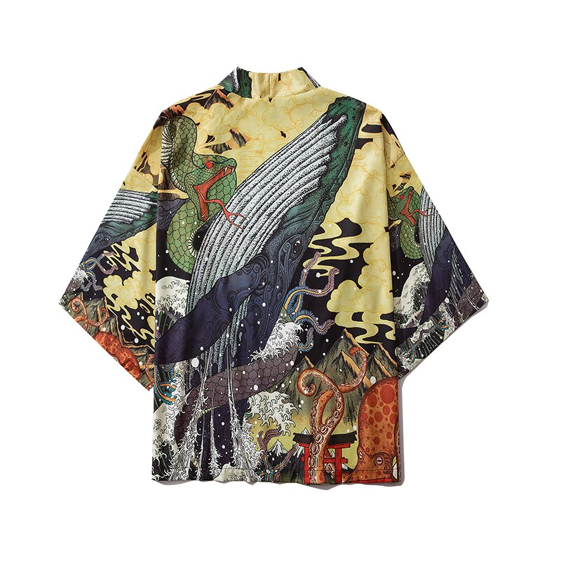 Japanese Anime Style Kimono Cardigan Streetwear