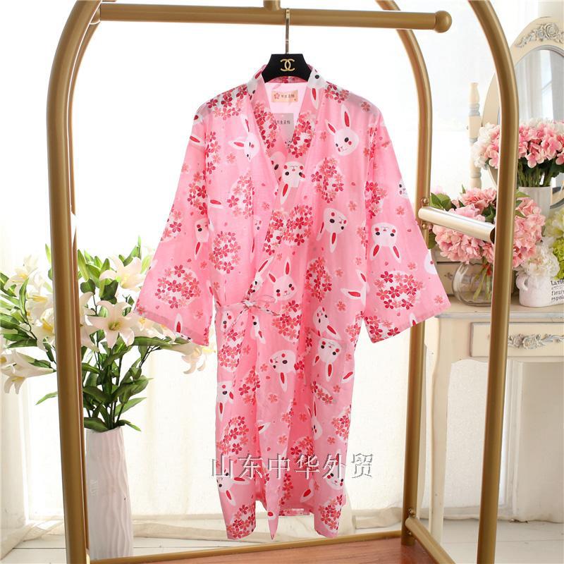 Japanese-style kimono pajamas