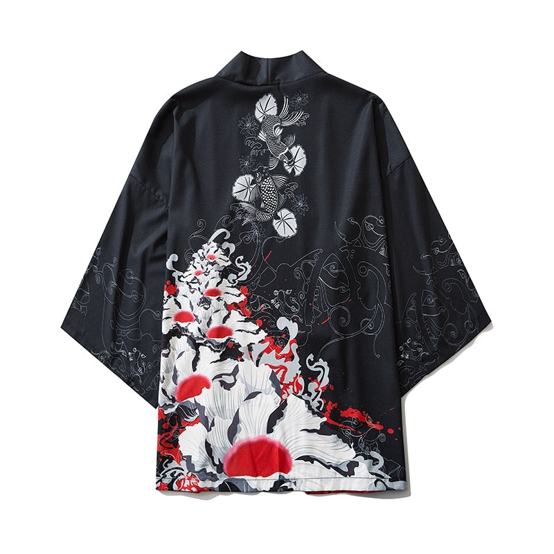 Mens Fashion Kimono Cardigan Robe