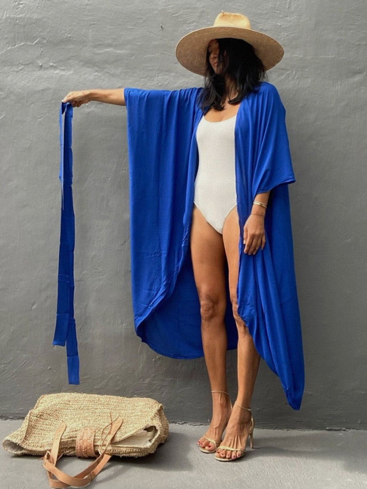 Bohemian Beach Cover Up Kimono dress