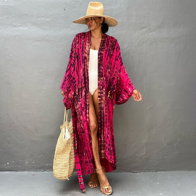 Stylish Beachwear Kimono Bikini Cover Up