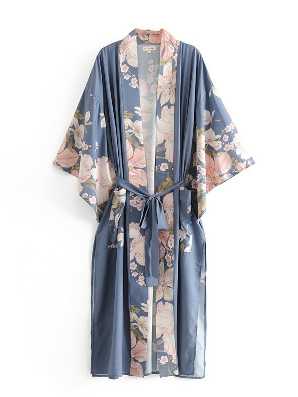 Blue Lagoon Gown Robe Kimono