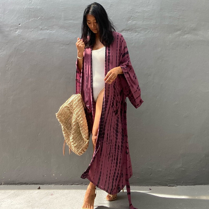 Stylish Beachwear Kimono Bikini Cover Up