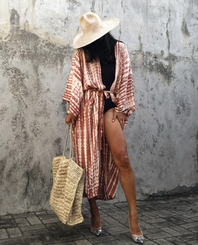 Stylish Beachwear Kimono Bikini Cover Up